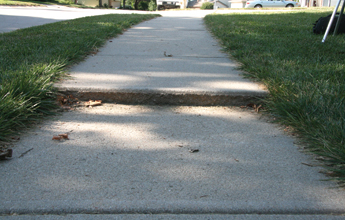 concrete sidewalk repair leveling
