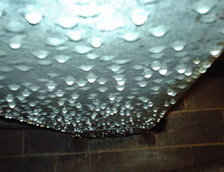a flooded basement floor in a Strathroy home