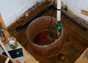 Extreme clogging and rust in a Ingersoll sump pump system