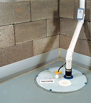 A baseboard basement drain pipe system installed in Kingsville