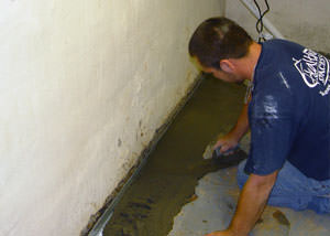 Restoring a concrete slab floor in Southwestern Ontario.