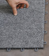 Interlocking carpeted floor tiles available in Stratford, Ontario