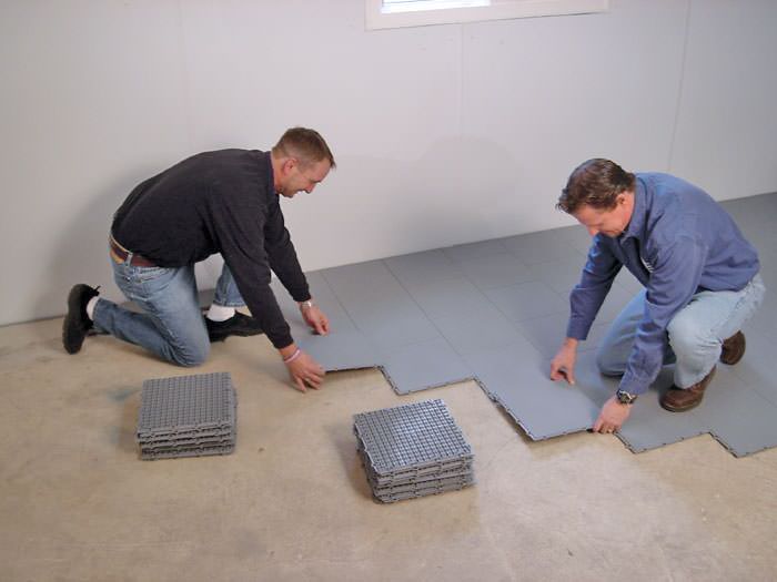 Basement Sub Floor Matting Options In Chatham London Sarnia Windsor Ontario Basement Subfloor Systems In On