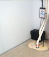 basement wall product and vapor barrier for Sarnia wet basements