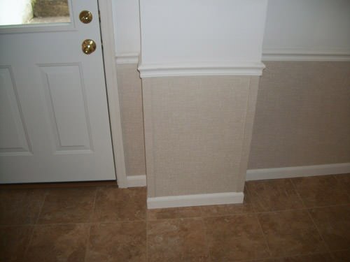 a bright white washable basement wall covering that does not adhere to the walls and resists mould & rot for Kincardine homeowners