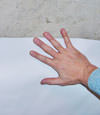 closeup of a plastic basement wall covering on concrete in Crediton